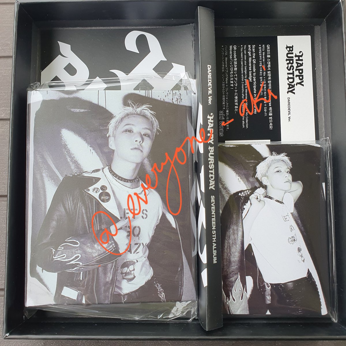 everyone_aki's tweet photo. WTS/LFB
Unsealed Daredevil Ver. (HOSHI)
🔸₱250 - (200 payo) 

Inclusions:
✅ Complete NRPC'S
✅ Outbox
✅ CD-R &amp; CD Envelope 
✅ Lyric Book
✅ Postcard
✅ Binder
❌ RPC's https://t.co/oh15iLenkE