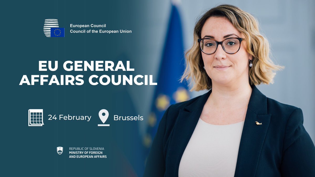 MZEZ_RS's tweet image. State Secretary @NevaGrasic 🇸🇮 will attend the #EU General Affairs Council #GAC meeting in #Brussels.

Discussions will focus on:
✅ preparations for the March European Council #EUCO meeting;
✅ the European Democracy Shield.

Full agenda 👀👉 consilium.europa.eu/en/meetings/ga…