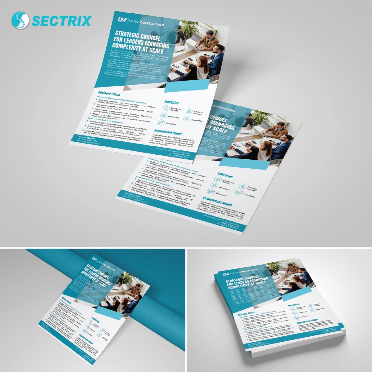 Sectrix's tweet photo. Recently completed a flyer design project for LWW Consulting, a USA-based firm that provides senior-level advisory to CEOs and boards navigating consequential decisions.

PS: Need impactful designs for your brand? Let’s connect!

#FlyerDesign #BrandDesign #GraphicDesign https://t.co/F4esfo7U27