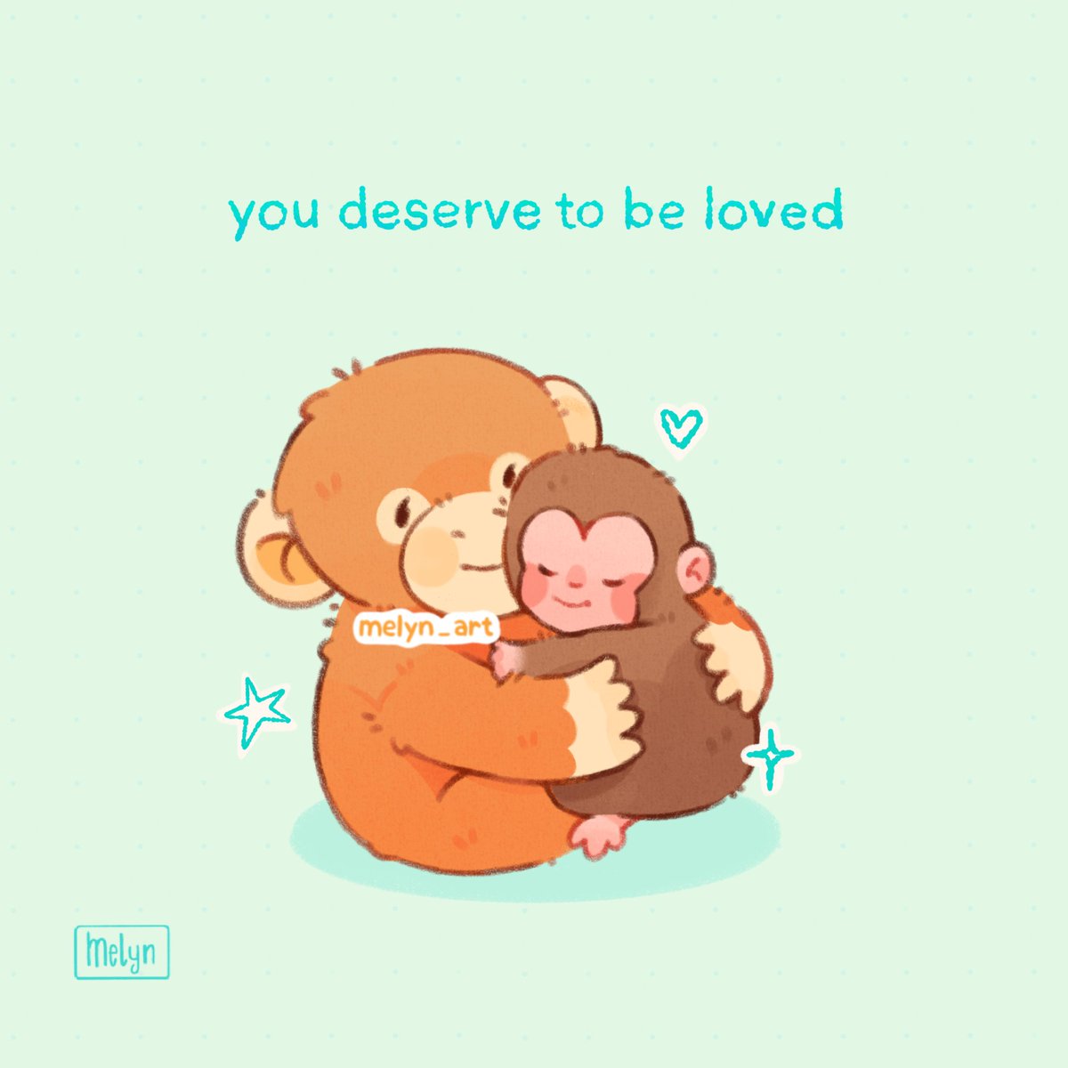 melyn_art's tweet image. 🐵; you are not alone Little Punch ⊹ ˖ֹ