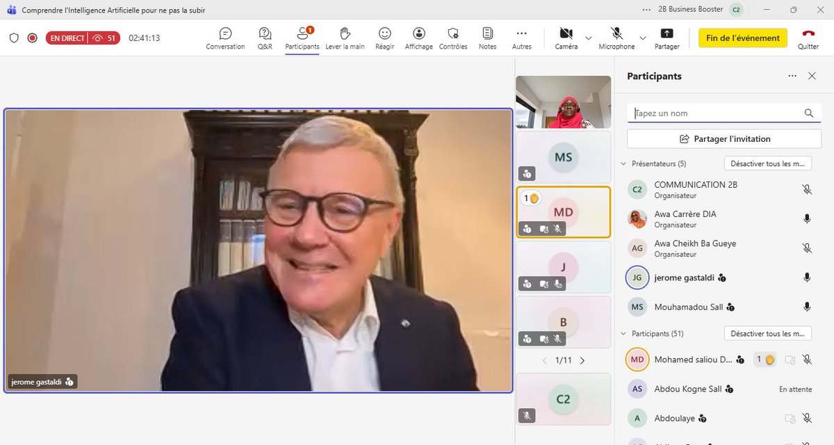 Ecpi_dakar's tweet photo. Retour en images sur notre webinaire consacré à l'IA !
 Thème :
« Comprendre l’Intelligence Artificielle pour ne pas la subir ».

#ecpi #webinaire #intelligenceartificielle #formation #innovation #management #transformationdigitale https://t.co/fSC8FQ7y7V