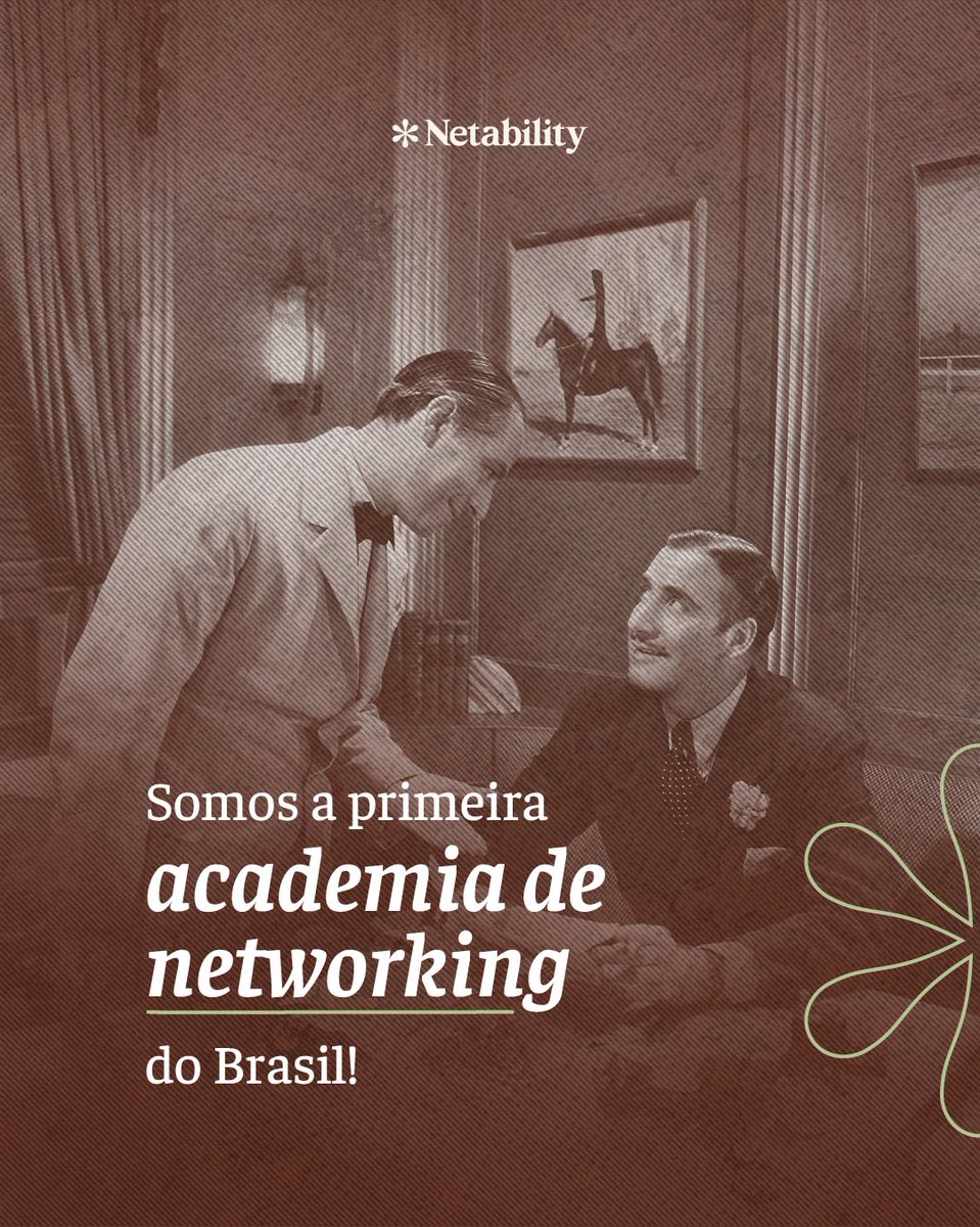netabilitya's tweet photo. A Netability é a primeira academia de networking do Brasil porque desenvolve essa habilidade de forma estruturada, com método, teoria e prática.

Venha fazer networking com a gente. Entre em contato com a nossa equipe! ✳️

#networking #netability #academia #estudo #pratica https://t.co/KSuZIoQEhz