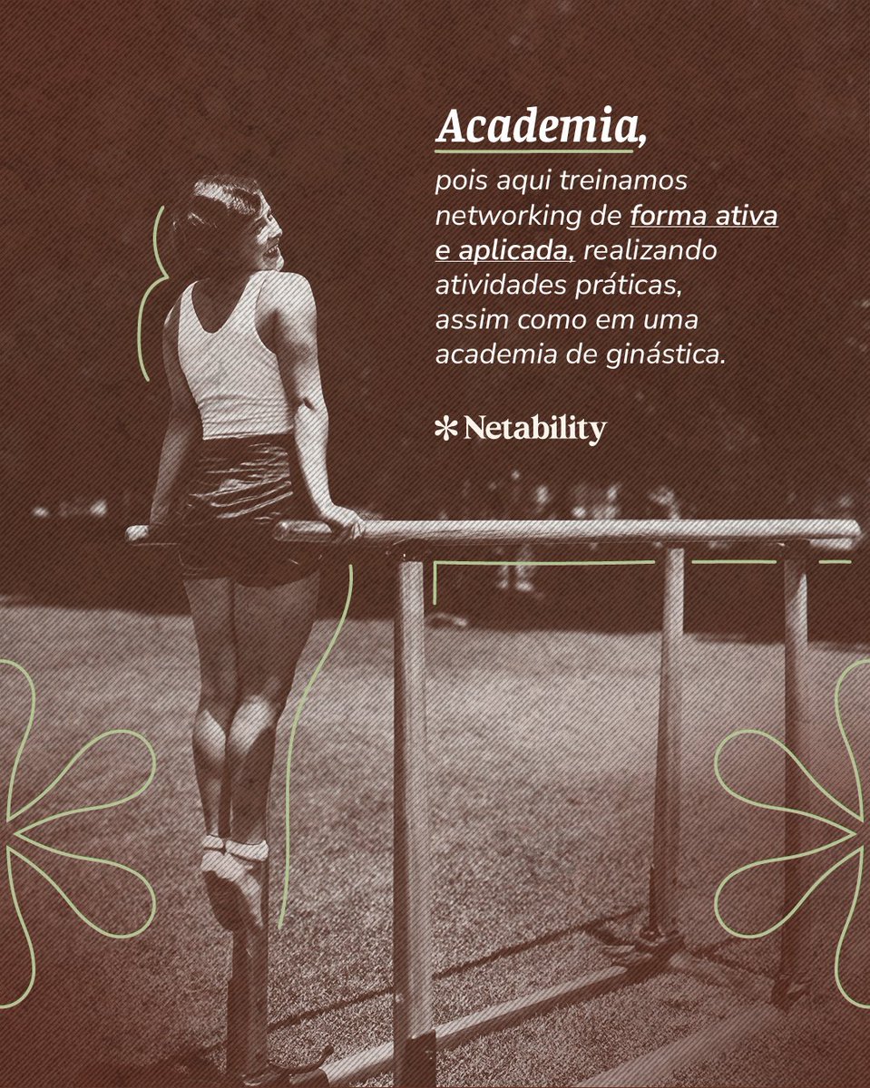 netabilitya's tweet photo. A Netability é a primeira academia de networking do Brasil porque desenvolve essa habilidade de forma estruturada, com método, teoria e prática.

Venha fazer networking com a gente. Entre em contato com a nossa equipe! ✳️

#networking #netability #academia #estudo #pratica https://t.co/KSuZIoQEhz