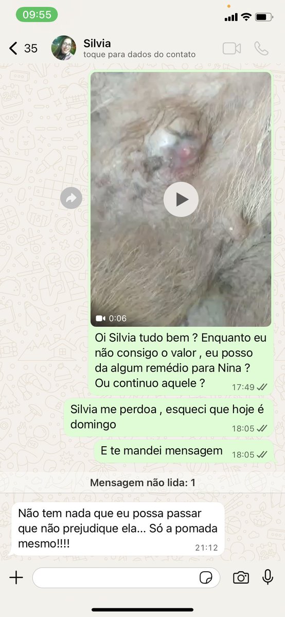 Oi pessoal , ontem mandei mensagem para a veterinária e ela disse isso 🥺
Vcs podem me ajudar? 
wictoriaviana@hotmail.com