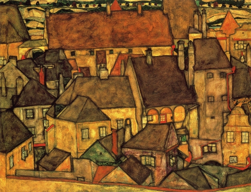 Yellow City, 1914 #artbots #schiele
