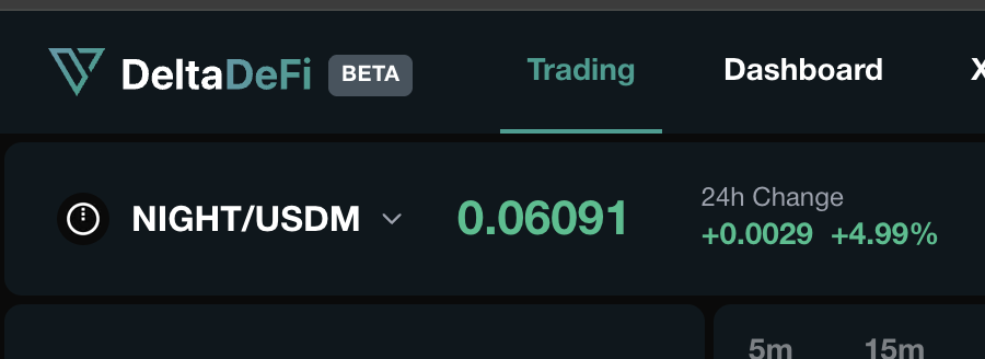 NealSIDAN's tweet photo. Where to buy/sell $NIGHT on a DEX with the best UX？

Try this👇
https://t.co/jhiXqAfXpN

Drop your feedback below on what we should focus on first. https://t.co/t1MN3OUrii