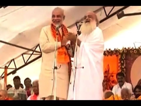 PM Modi with Asaram.

I don’t even need to tell you why Asaram is in jail.