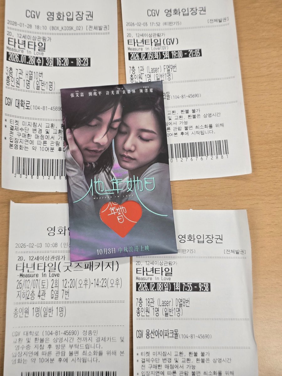 수십년을 잊지 않고 자신만의 방식으로 그리워하고 기억을 지켜왔을 테이토의 사랑이 너무 좋다🫶🏻🫶🏻

#타년타일 #타년타일_N차인증