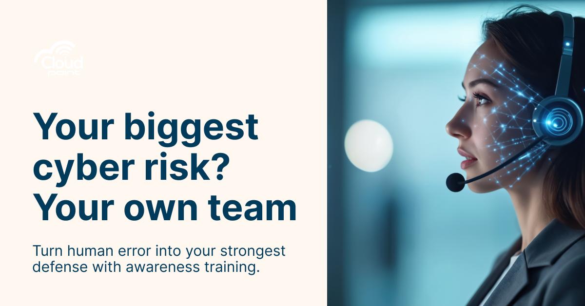 Strong Security Starts With Smart Awareness.
Cyber threats don’t just target systems; they target people. That’s why at Cloud Point, we combine advanced cybersecurity solutions with tailored security awareness training to empower your team.
#SecurityAwarenessTraining #CloudPoint
