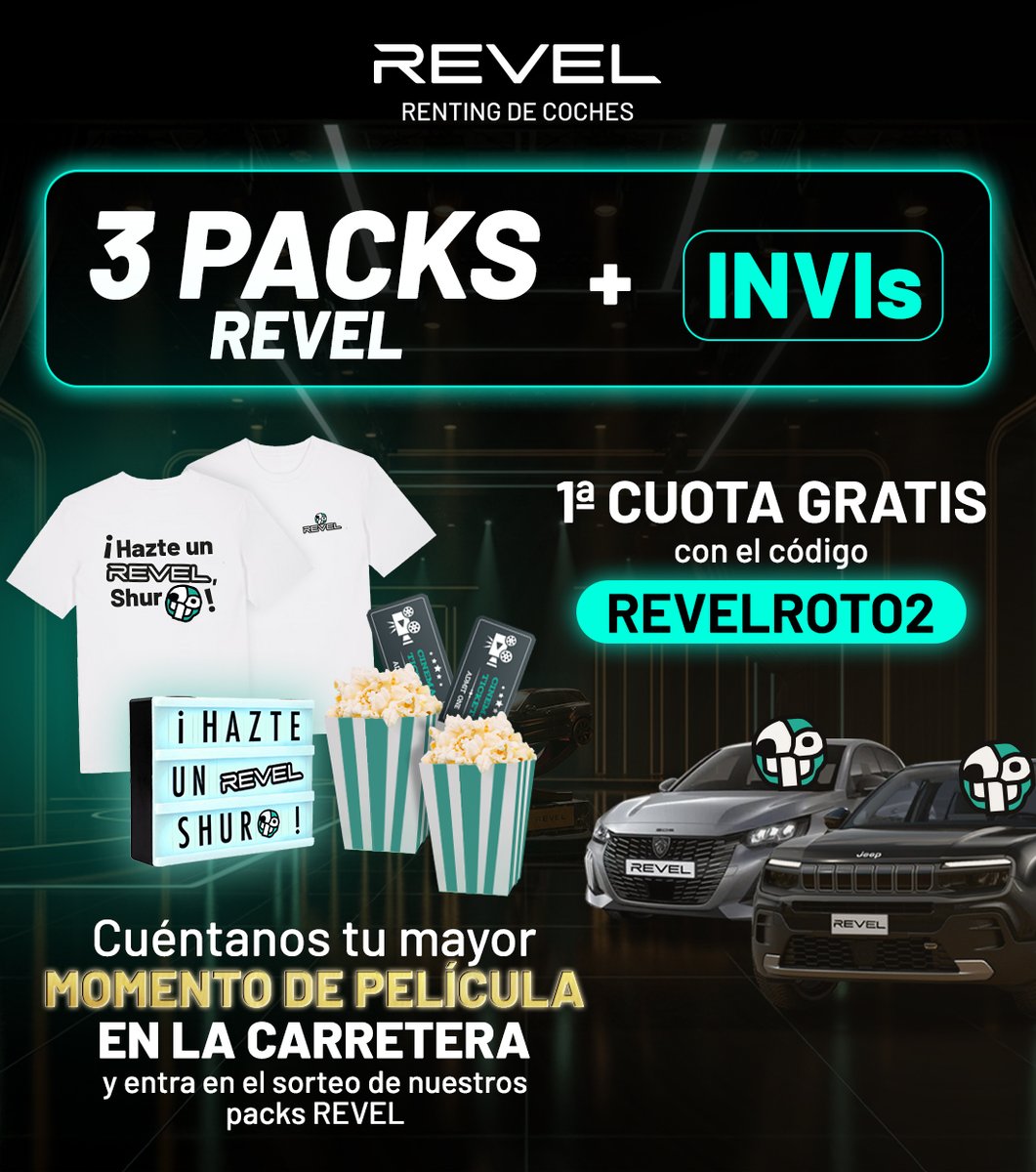 ¡Estamos en semana de LOS GOYA!

Y en nuestro HILO, con los amigos de <a href="/forocoches/">Forocoches</a>, ¡sorteamos PACKS DE CINE!

Pásate por ahí para contarnos tu mayor momento de película en la carretera😎