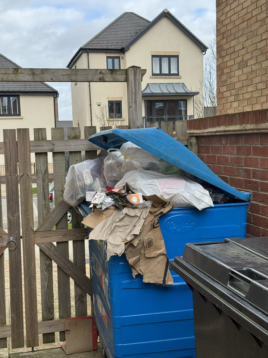 _jjakeb's tweet photo. @NNorthantsC fancy sorting this anytime soon ? Hasn’t been emptied in 6 weeks and every time I complain nothing gets done https://t.co/Fl8OPQMsm6