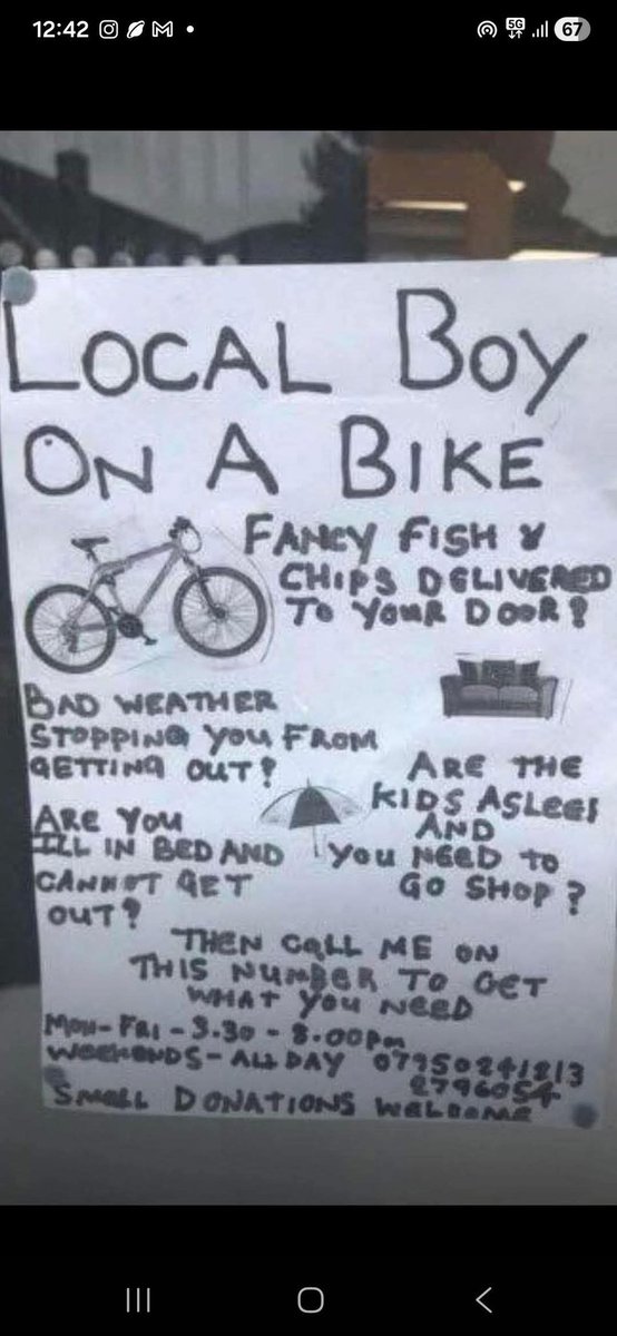 Sutton1Mr's tweet photo. We give the youth of today a bit of a hard time about being lazy.
But,hats off to this young entrepreneur.Hes having a go.🫡 https://t.co/op0d000Vbg
