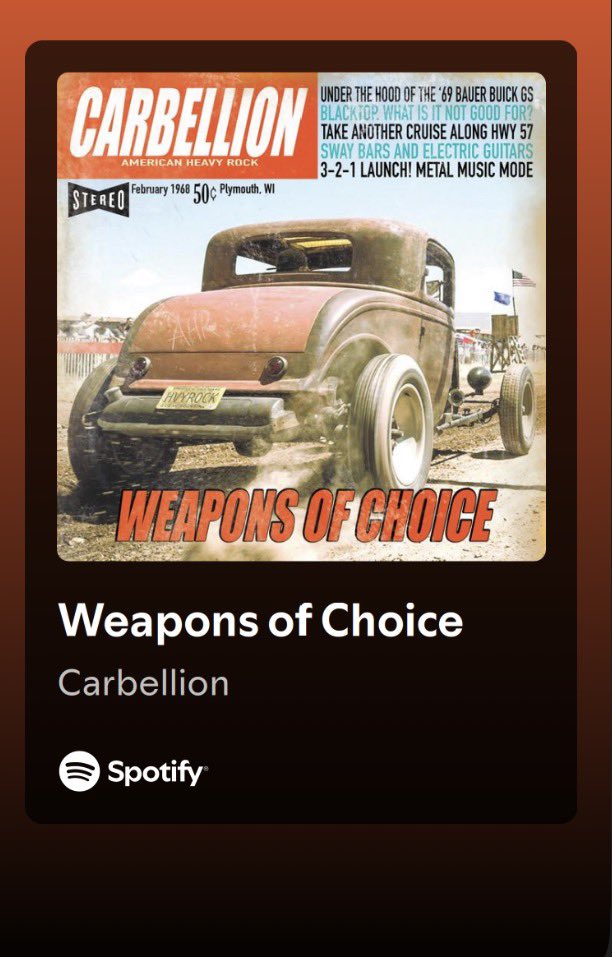 carbellion's tweet photo. “Weapons Of Choice” the self-titled track off the album on @EclipseRecords . It’s heavy. It riffs hard. Take it for a spin on Spotify here-
https://t.co/Gn8t9JjdnH
Full album options here-
https://t.co/bo7O7chm7V
@Reach360Promo
#carbellion #eclipserecords #weaponsofchoice https://t.co/xJSjebdWUh