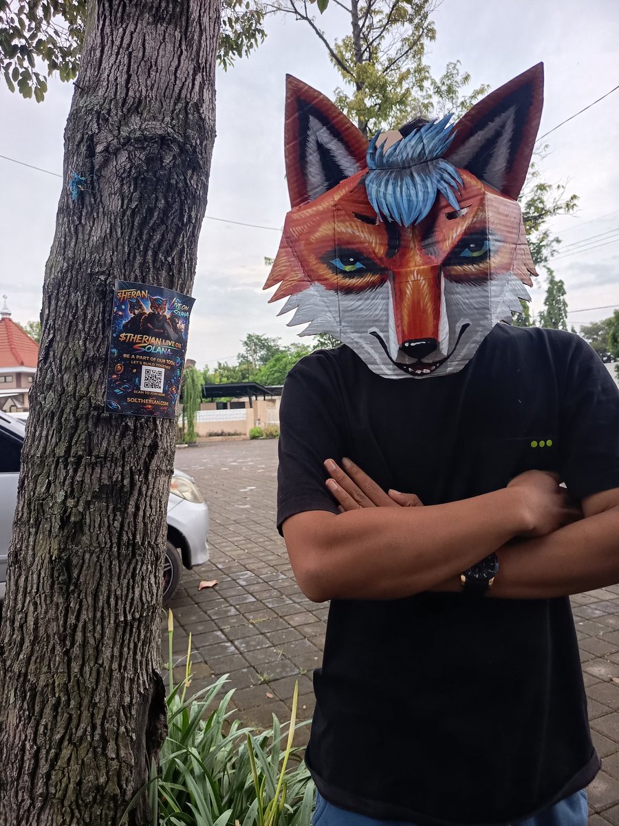 cryptomosters's tweet photo. Hello @SolTherian 
$therian #Therian 
I make cool IRL Therian masscot , and share some brosour 
Hope You like
My entry IRL CONTEST https://t.co/gJmHDPnvte