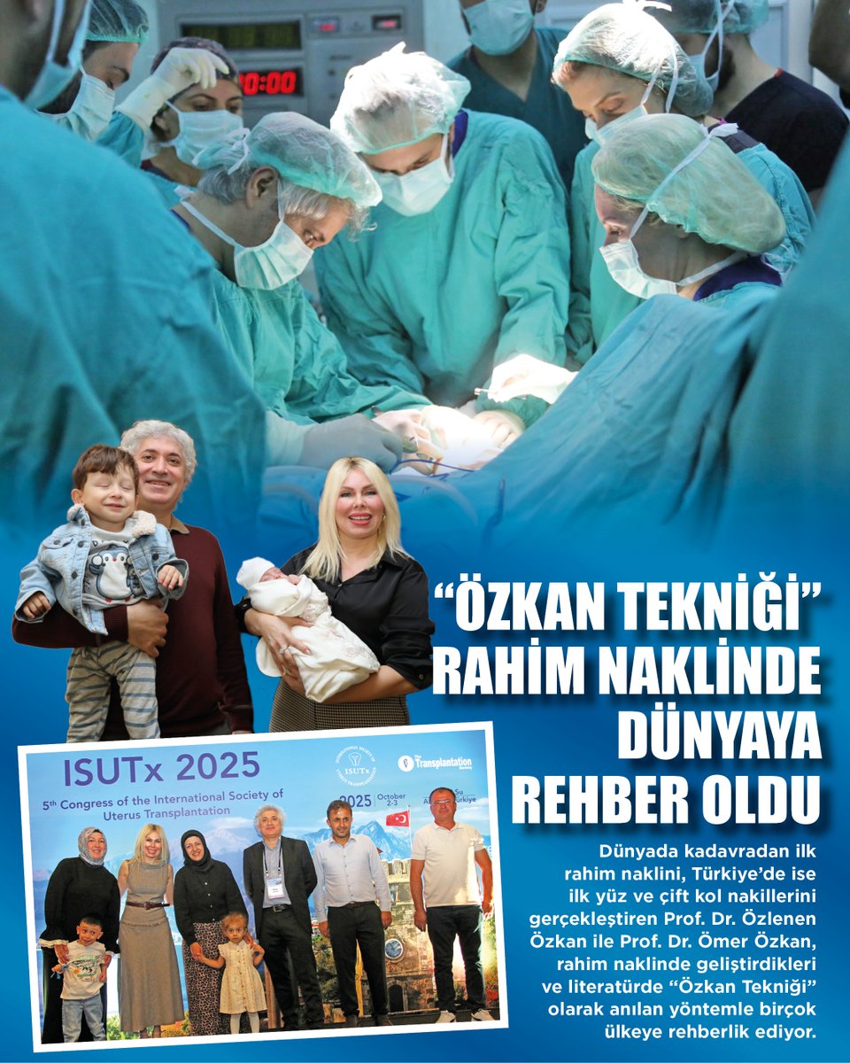 Dünyada kadavradan ilk rahim naklini gerçekleştiren Prof. Dr. Özlenen Özkan ile Prof. Dr. Ömer Özkan, rahim naklinde geliştirdikleri ve literatürde “Özkan Tekniği” olarak anılan yöntemle birçok ülkeye rehberlik ediyor.
🔗akdeniz.edu.tr/tr/haber/%E2%8…