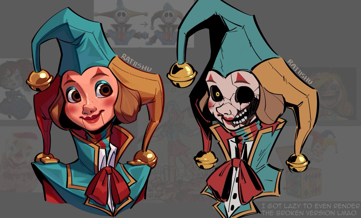 got bored so I did a take on the Prototype's face if it looked similar ...