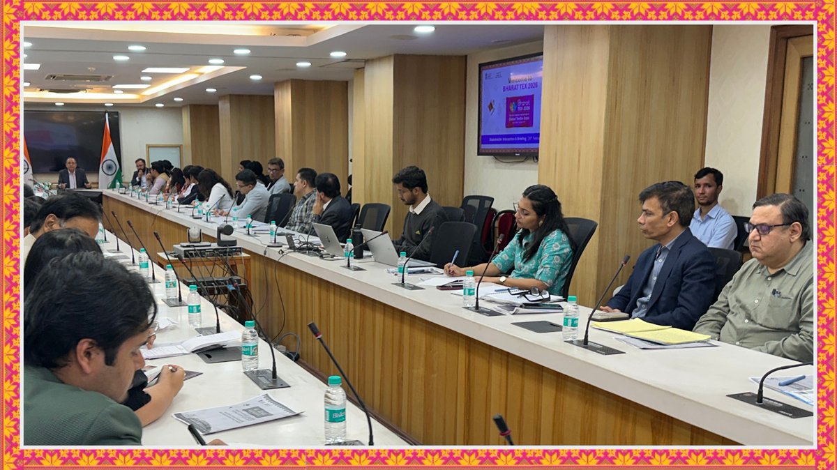 Bharat_tex's tweet image. The Global Stage is Set: Bharat Tex 2026
One Platform. The Entire Value Chain.

𝗕𝗵𝗮𝗿𝗮𝘁 𝗧𝗲𝘅 𝟮𝟬𝟮𝟲 returns as the World’s Largest Integrated Textile Fair. We are bringing the entire #ecosystem under one roof, from #Farm to #Fiber to #Fashion. Bharat Tex returns with its