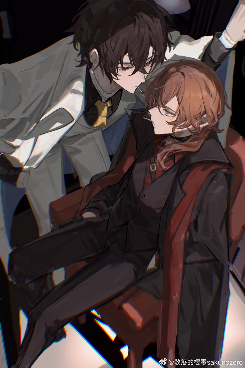 🎨 @散落的樱零sakunozero
📚 这样的小蛞蝓还真是让人担心 ​​​ ​​​
#太中 #DaChuu #skk #soukoku