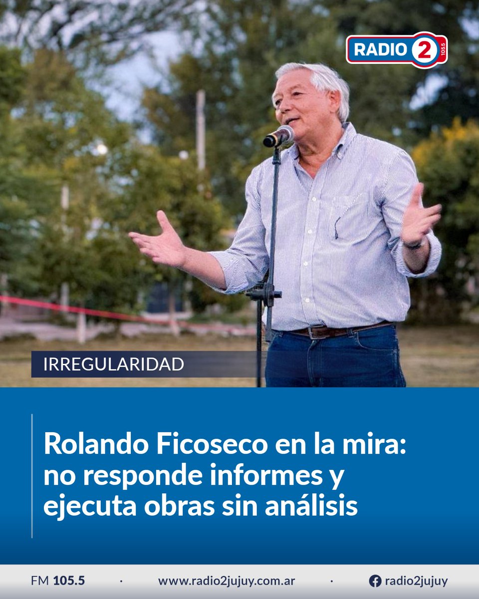 📄⚠️IRREGULARIDAD 

🏗️🔎 El presidente del Concejo Deliberante de Perico, Mario Abraham, apuntó contra el intendente y su gestión deficiente
ow.ly/pXMa50Ykawz