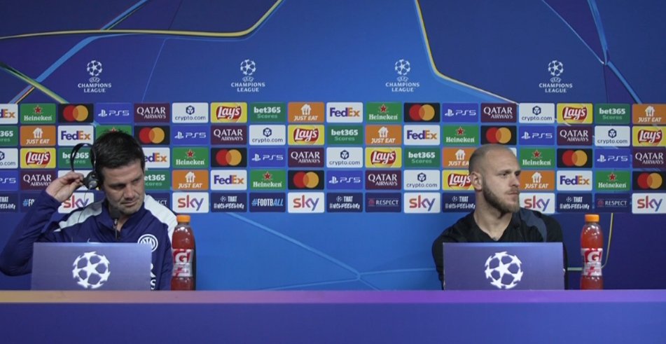 Dimarco: "Sarà una partita molto offensiva credo, perché siamo sotto di due gol. Le loro ripartenze sono state fatali in molte partite, dovremo stare molto attenti.  Dobbiamo pensare a far gol, poi vedremo l'andamento della partita. Ma siamo sotto di due gol, il primo pensiero è