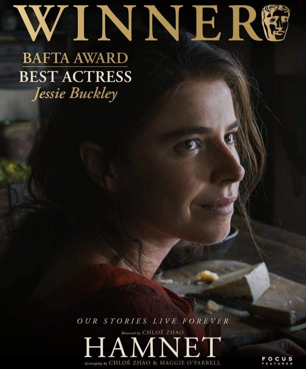 JuviCinefilo's tweet photo. PARA MÍ:

-Jessie Buckley ha ganado el #Bafta a mejor actriz por su interpretación en #Hamnet.

-Jessie Buckley hace una de las mejores interpretaciones del siglo, ha llegado para hacer historia y dejar su huella en el cine.

-No solo va a dejar huella en el cine, si no en el corazón de los personas, haciendo una de las escenas y uno de los mejores finales del siglo y, que yo he presenciado en mi vida en una sala de cine.

-Jessie Buckley va a ganar el #Oscar pero DE CALLE, es uno de esos #Oscars que me parecen IMPEPINABLES, no tiene rival alguno.

-Si no estás de acuerdo, TE CALLAS.