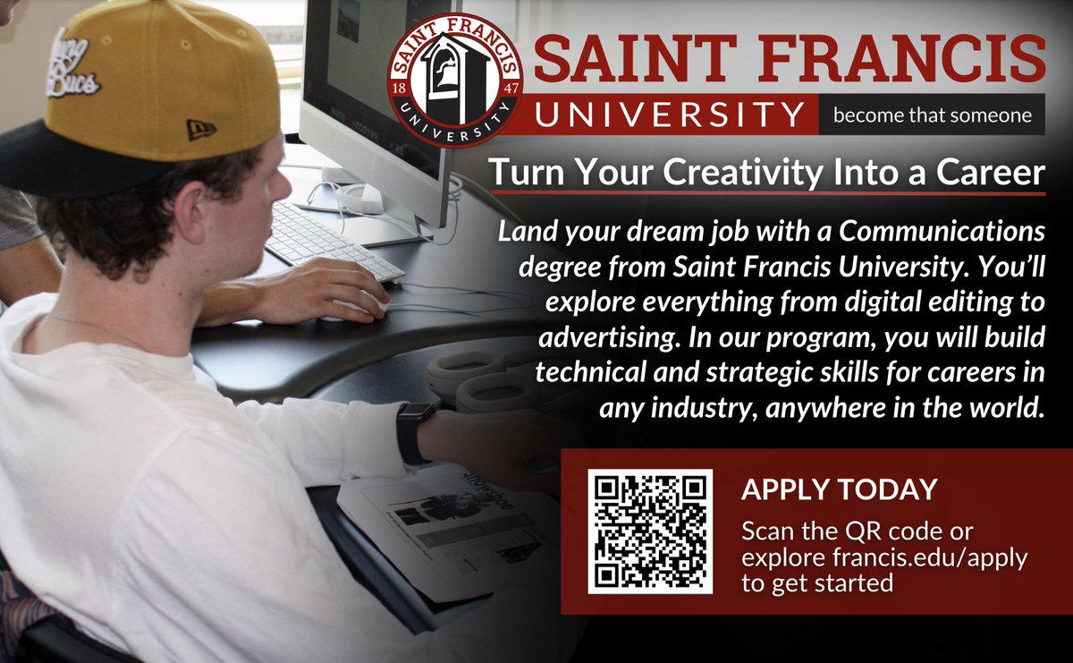 Saint Francis University Communications tweet media