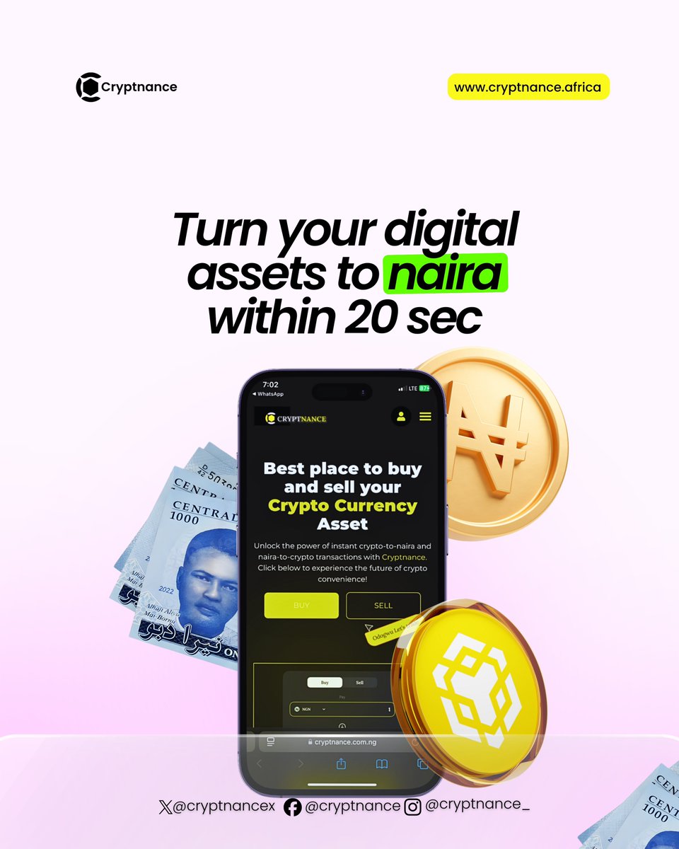 Effortlessly swap your coins with Cryptnance 🚀💱
Fast, secure, and simple—just the way crypto should be.