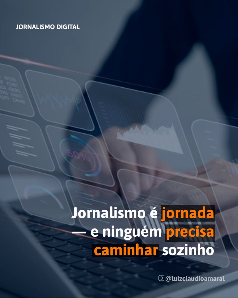 claudioamaral's tweet photo. Ao longo de mais de 30 anos no jornalismo (20 no digital):
aprendi com veteranos.
aprendi com quem estava começando.
aprendi que conhecimento encurta caminhos

Porque o  jornalismo não é feito para o algoritmo.
É feito com e para pessoas.

[👉 https://t.co/jfCipXGrN3 ] https://t.co/LsY611Lb4X
