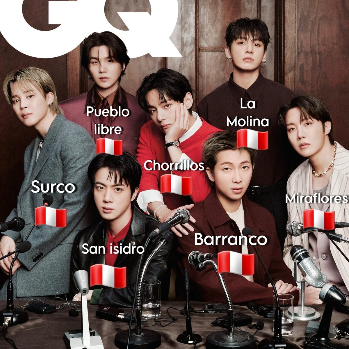 MY VERSION OF #BTS AS LATINOS (peruanitos)