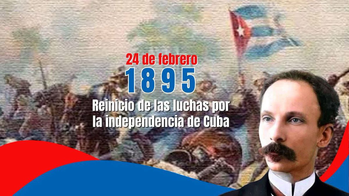🇨🇺 El 24 de febrero de 1895, según Máximo Gómez, inició la guerra de Martí.
Quien fundó el Partido que aglutinó a los combatientes, organizó la logística, diseñó la estrategia política militar y organizó un sistema de Contrainteligencia.
#CubaViveEnSuHistoria #CubaVencerá