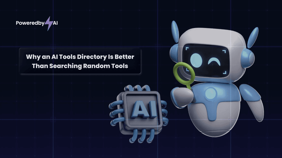 Why an AI Tools Directory Is Better Than Searching Random Tools

Summary: Discover why an AI tools directory is better than random searches. Compare tools faster, find verified AI solutions, and make smarter decisions easily.

Link: poweredbyai.app/blog/ai-tools-…