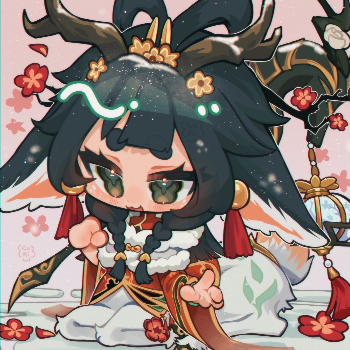 Cuki3w3's tweet photo. 🌸

#LeagueOfLegends #LeagueOfLegendsFanArt #ArtofLegends #lillia https://t.co/B2zZ0EZrMT