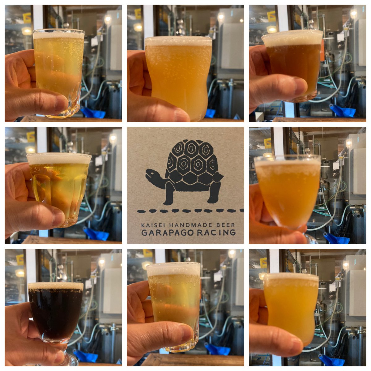 taroshi3's tweet photo. #今日の現場
#神奈川県
#足柄上郡
#開成町
#クラフトビール
#ブルワリー
#Kaisei_Handmade_Beer_Garapago_Racing
#ブルーパブ
#Garapago_Racing
#製造設備を眺めながら飲める
#Saison
#Weizen
#Black_Wheat_IPA
#IPA
#SESSION_IPA
#PALE_ALE
#Mango_Sour
#NZ_Hazy_lPA
#フードも美味しかった
#満足 https://t.co/PBYXR2kDoE