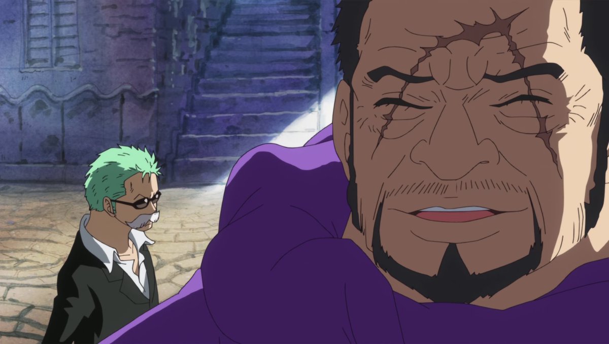 A blind man asking Zoro for directions is crazy😭