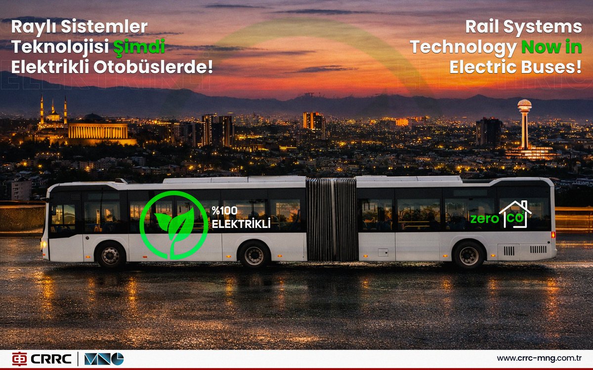 Raylı sistem mühendisliğiyle güçlenen elektrikli mobilite / Powered by rail engineering, driven by electric mobility.

#RailSystems #ElectricMobility #SustainableCities #ZeroEmission