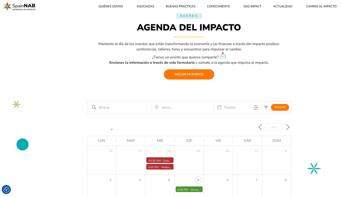 SpainNAB's tweet image. 📆La #AgendadeImpacto para la semana del 23-27 de febrero

@deusto, @OpenValueFound, @GSIInvestments, @CBRE_es 
✍️linkedin.com/feed/update/ur…

#AgendadeImpacto #InversióndeImpacto #EconomíadeImpacto