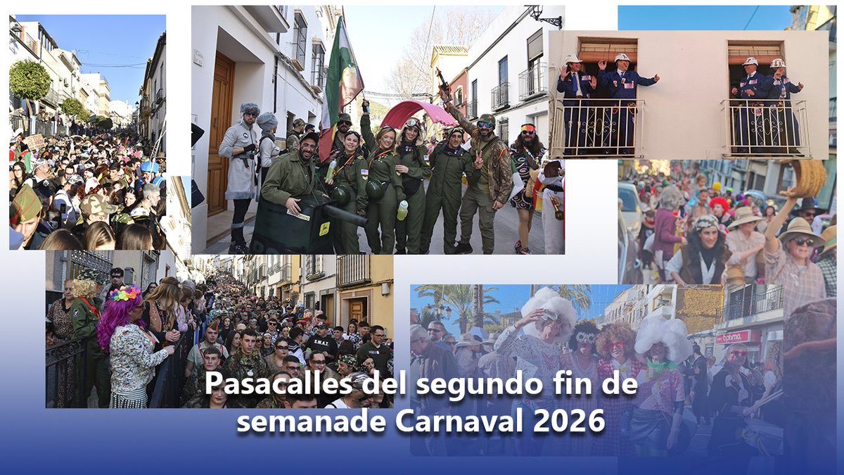 El Carnaval inunda de color las calles de #Rute. Un despliegue de ingenio y participación que marca el punto álgido de las fiestas. 🎭✨
Disfruta aquí de la crónica, el vídeo y la galería: 
🔗 radiorute.com/ejercito-del-c…
#Carnaval2026 #Rute #Cultura #Noticias #Andalucía