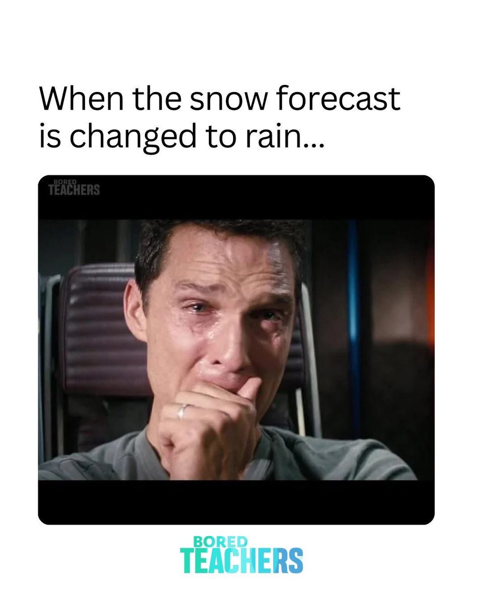 Say it ain't so! ☔