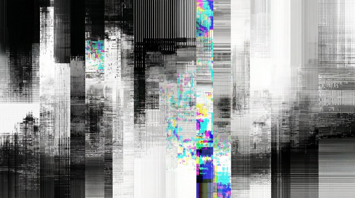 タツキさんに便乗させていただきます！

オーバーレイでサムネの雰囲気を一変できる縦方向のグリッチ素材！