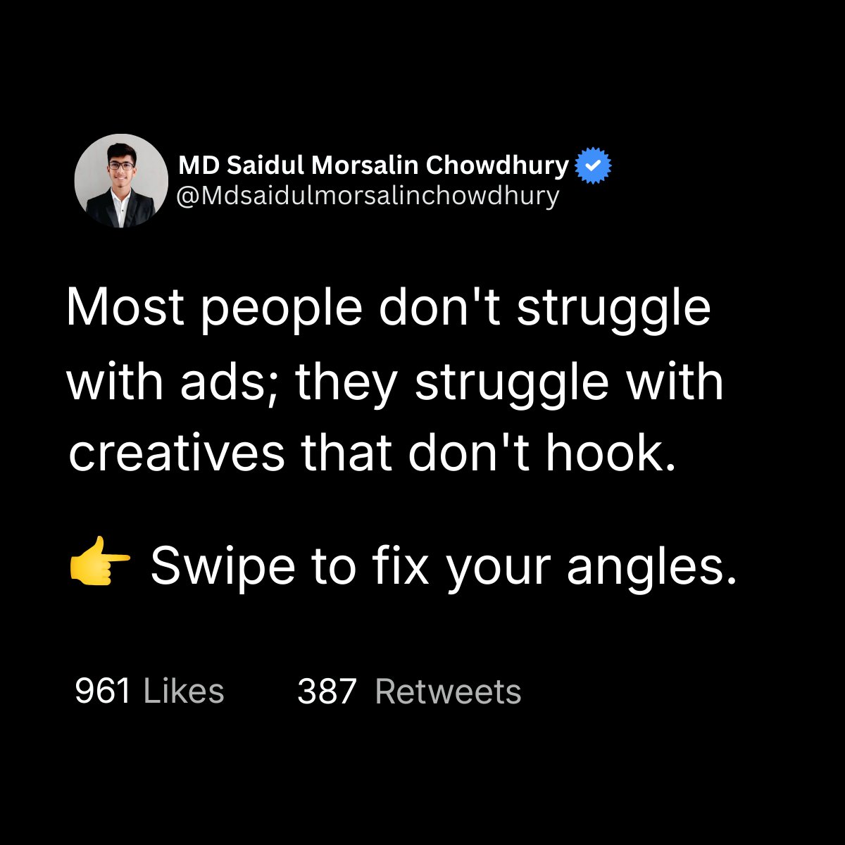 Md Saidul Morsalin Chowdhury tweet media