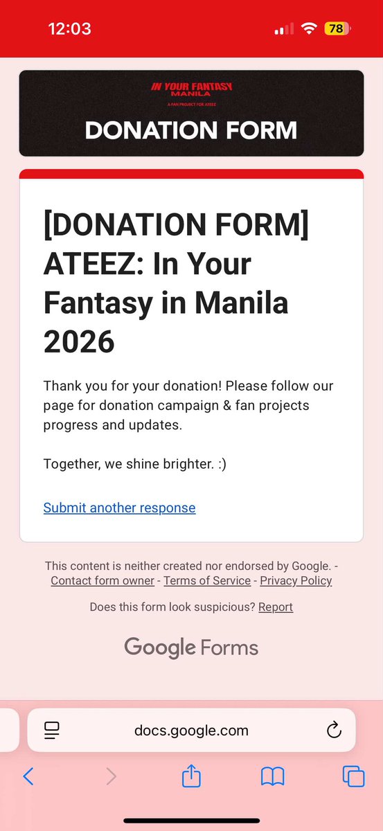Late update, but as promised, donations amounting to ₱2,100 have been sent to <a href="/AteezCebuPH/">ATEEZ CEBU PH</a>. Thank you so much for the support 🫶🏻

(this was sent before the donation period ended)