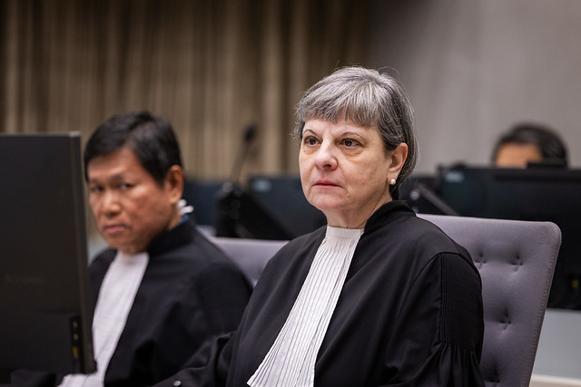 PhilippineStar's tweet photo. ‘LAST RECOURSE FOR VICTIMS’

The confirmation of charges hearing against former president Rodrigo Duterte at the International Criminal Court (ICC) opened on Monday with an impassioned plea for victims of his deadly campaign against illegal drugs.

“While this court cannot reunite victims with their loved ones, it can help rebuild the truth about what happened to them and bring a sense of justice to the victims,” ICC deputy prosecutor Mame Mandiaye Niang said in his opening statement.

“The charge before you today are serious, and the evidence submitted require their confirmation. Mr. Duterte must be held to account, and this case must be confirmed for trial,” he told the ICC Pre-Trial Chamber I.

After preliminary procedures and initial reminders from Presiding Judge Iulia Antonella Motoc, the hearing opened with the reading of the charges against the former president.

He is facing three counts of crimes against humanity charges covering 49 incidents involving 76 killings and two attempted murders.

Specifically included were 19 DDS killings from 2013 to 2016 in Davao area, as well as 14 victims of high-value targets and 43 killings during barangay clearance operations when Duterte was president.

“These murders and attempted murders were part of a widespread and systematic attack that, overall, resulted in the killings of thousands of civilians across the country,” Niang said in his opening statement.

“Thus, the charge incidents are merely a fraction of the overall criminality that resulted from Mr. Duterte’s so-called war on drugs,” he added.

Joel Butuyan, one of the two Filipino lawyers appointed as common legal representatives of the victims, appealed to the pre-trial judges to confirm the charges.

“This case symbolically represents the last boat the victims can board to go on a journey in search of justice for their loved ones,” he said in his opening statement.

“If this chamber prevents the boat from sailing, by not confirming the charges, the victims will forever be moored in an island where the nights are filled with the screams and cries of their massacred loved ones. There is absolutely no other recourse for the victims,” he added. (Photos/ICC) | via Janvic Mateo