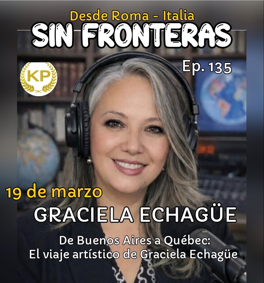 ✨🌍 Cruzando culturas en “Sin Fronteras” 🌍✨
Con enorme alegría quiero compartir mi participación en el programa Sin Fronteras, conducido por el destacado escritor e investigador Jean Bruschini, desde Roma, Italia.
📅 El 19 de marzo