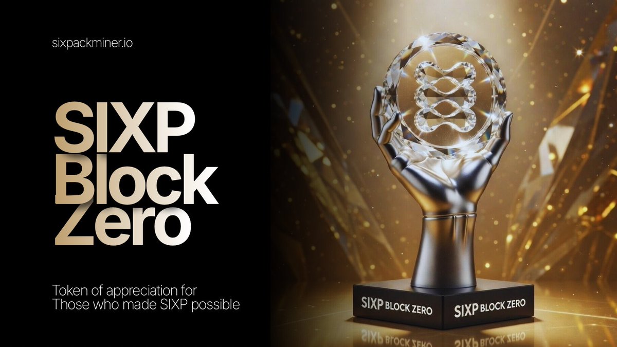 sixpackminer's tweet photo. 🫶 Introducing SIXP Block Zero

🥇Today we are proud to unveil SIXP Block Zero, a prestige asset created to honor the original liquidity providers who stood behind SIXP from day one.

This is not a public mint.
This is not for everyone.

🥇SIXP Block Zero is exclusive to our earliest supporters, the backbone of SIXP before traction and before growth.

SIXP Block Zero

🫶A token of appreciation awarded to the original liquidity providers who formed the SIXP trading pools from day one.
The foundation that made SIXP possible.

🔥This asset carries the highest level of exclusive benefits and utilities within the Sixpack Miner ecosystem and unlocks Charge Battery and Elite Trade across all lands.

Upgrade eligibility

📌 Eligible holders can burn their Red LP Voucher and upgrade to SIXP Block Zero, unlocking a higher tier of benefits, utilities, and long-term rewards.

How to upgrade
 1. Go to Whale Court 6
 2. Open the Pre-Order tab
 3. Pick yours and enjoy

🤝 For any questions or VIP support, please email us at
Treasury1@sixpackminer.io
