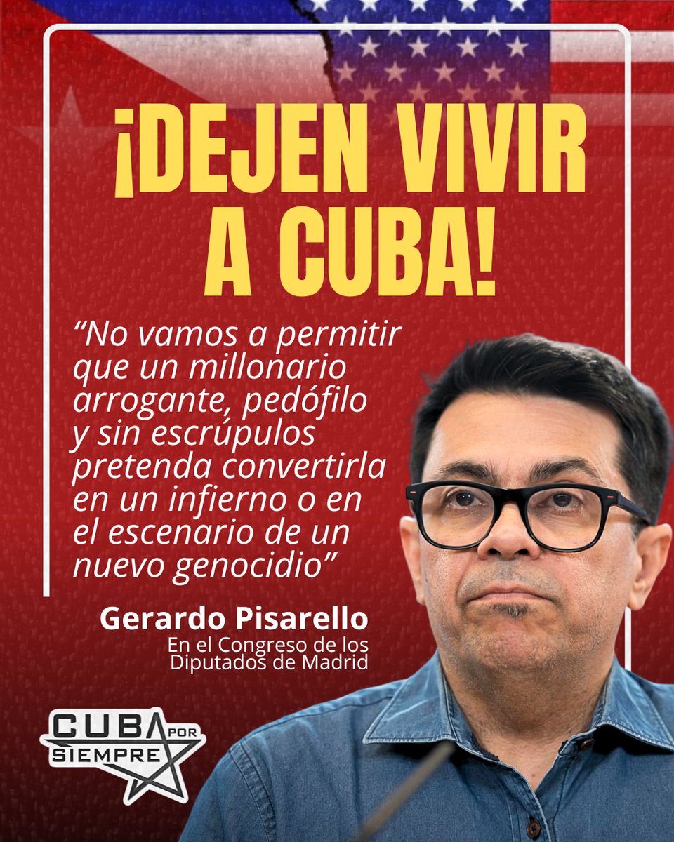 🇪🇸🇨🇺 El diputado Gerardo Pisarello ha denunciado la política de bloqueo de EEUU contra Cuba en el Congreso de los Diputados. Pisarello calificó la medida, impulsada por Trump, como un "bloqueo criminal". #CubaNoEstáSola #CubaVencerá #CubaEstáFirme #CubaCoopera #BMCGuineaBissau