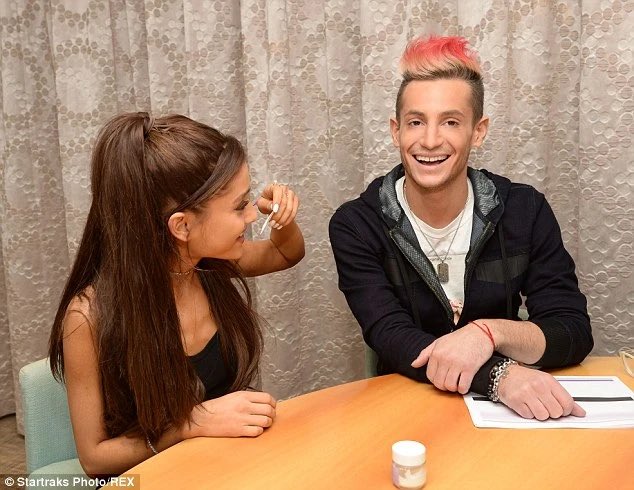 raresofari's tweet photo. ariana and frankie grande testing ari by ariana grande (2015) https://t.co/GJaYfN3mCf