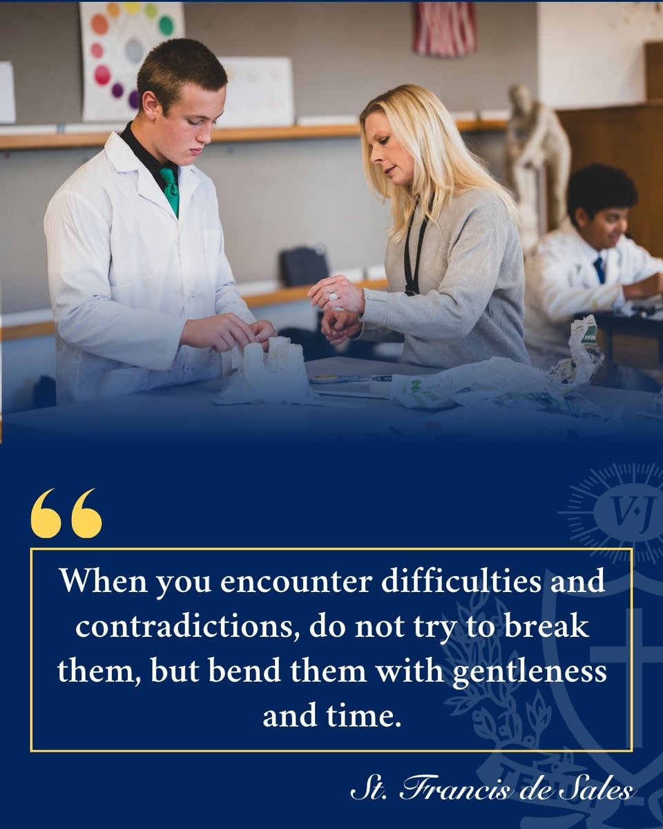 Salesianum's tweet photo. “When you encounter difficulties and contradictions, do not try to break them, but bend them with gentleness and time.” -St. Francis de Sales
This Lent, may we choose gentleness—with ourselves, with others, and with God.
📸 Bryan Sargent Photography
#LiveJesus #Lent #ClaimTheName