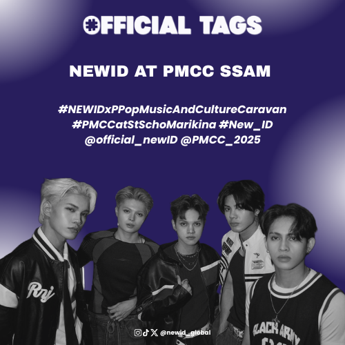 newid_global's tweet photo. [🌐] #NEWID_Trends

Don’t forget to use the official tags and tag New:ID to show your support as they perform today at the PMCC at St. Scholastica Academy of Marikina!

NEWID AT PMCC SSAM #NEWIDxPPopMusicAndCultureCaravan #PMCCatStSchoMarikina #New_ID @official_newID @PMCC_2025 https://t.co/Wow10AkExK