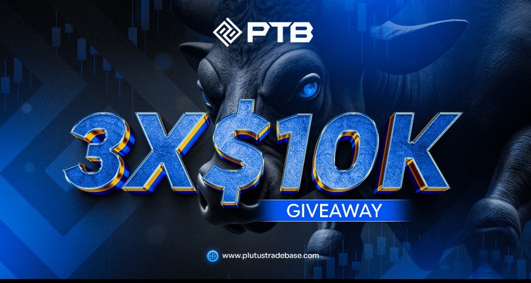 🎉 Giveaway Time 🎉

3x10k challenge accounts 

🔹Follow <a href="/Plutustradebase/">PTB | Plutus Trade Base</a> <a href="/gaffapips/">GaffaPips</a>

🔹Like &amp; Repost

🔹Tag a friend 

Join their discord channel discord.gg/plutustradebase

⏳72 Hours.