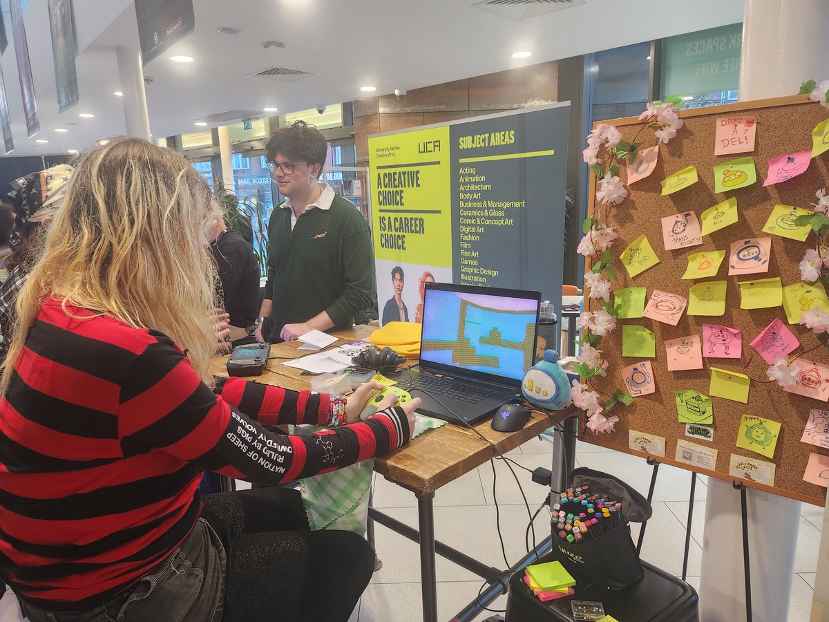 TeamReverie_Dev's tweet photo. What a fantastic day we had at Guildford Games last friday! Thank you to everyone one who playtested our latest demo.

A huge thank you to the Guildford Games team and the UCA Games Incubator Studio - hope to be back again next year! 
Read more: https://t.co/O1kXH8Ql4Q https://t.co/EoK10sipQ5